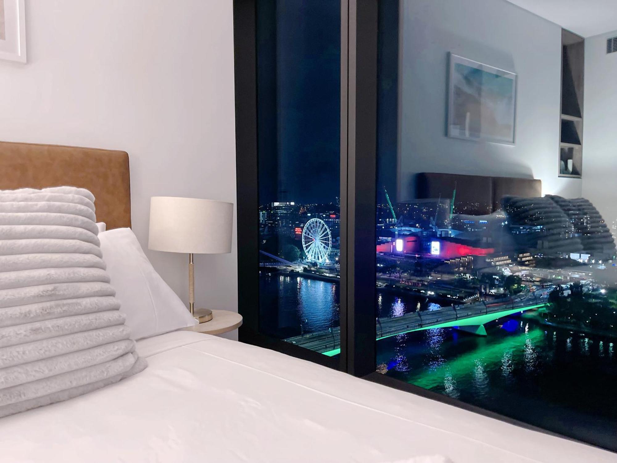 Brisbane Riverfront Oasis 2Bed Panoramic Riverview Dış mekan fotoğraf