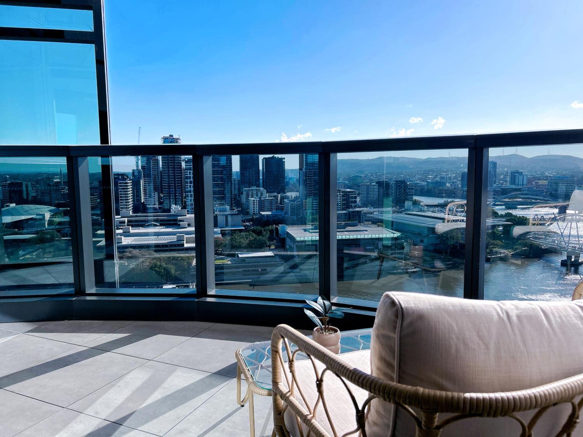 Brisbane Riverfront Oasis 2Bed Panoramic Riverview Dış mekan fotoğraf